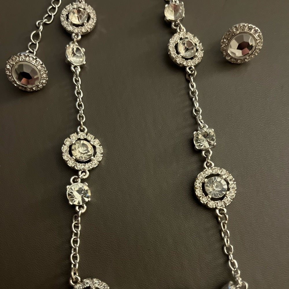 Wedding Bridesmaid Jewelry set. Necklace, earrings, bracelet
